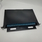 48中心LC/UPCの繊維光学の端子箱の光学パッチ盤