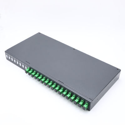 1X16 Sc Apcのラック マウントのタイプ繊維光学Plcのディバイダー